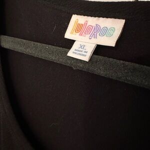 LuLaRoe Black Nicole Dress XL